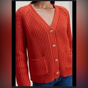 Women's chunky  Knit Cardigan Sweater